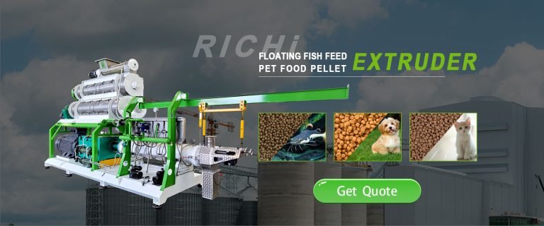 Application of twin-screw floating fish feed machine