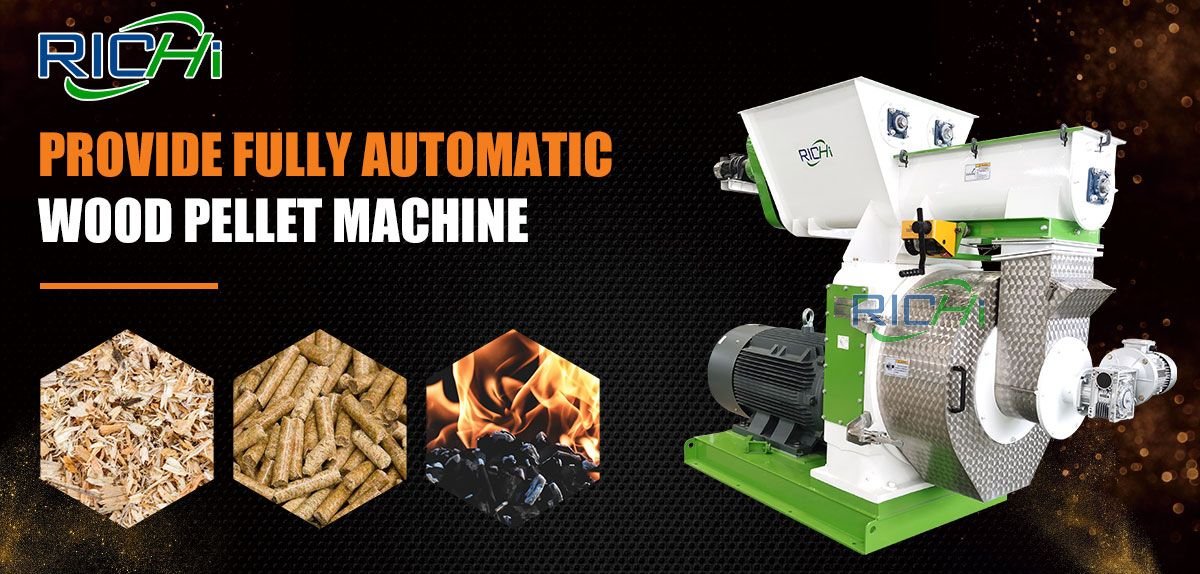 wood chip pellet machine